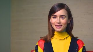 Lily Collins And Her Famous Eyebrows Are Put To The Test  | NET-A-PORTER