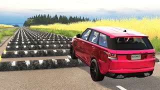 Cars vs Consecutive Speed Bumps ▶️ BeamNG Drive screenshot 5