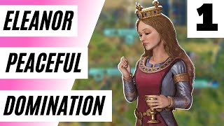 (Civ 6 Deity) Eleanor One City Peaceful Domination Challenge: Civ 6 Guide For Deity (Went VERY Well)