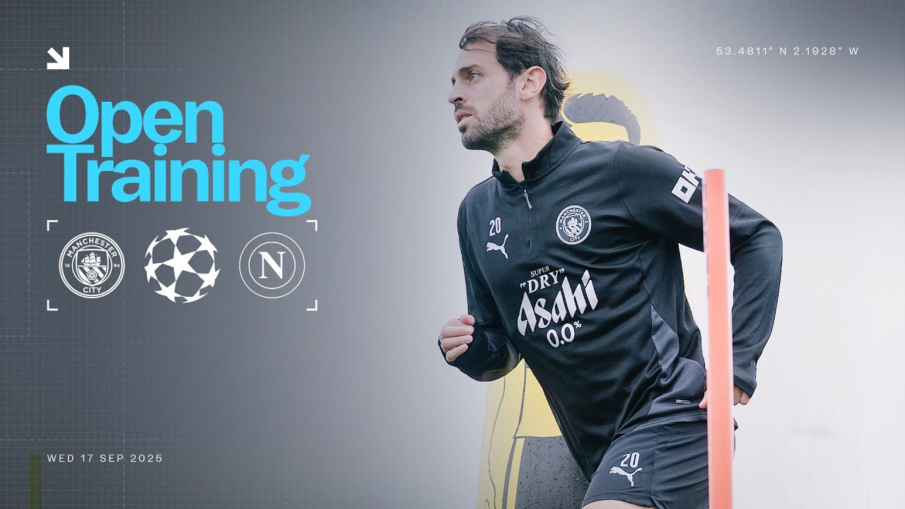 OPEN TRAINING: Man City v Napoli | UEFA Champions League