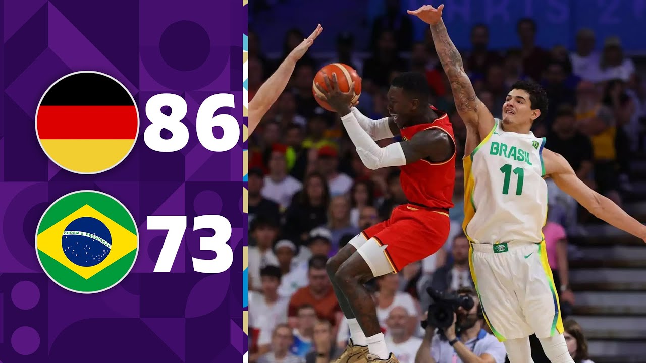 ALEMANHA x BRASIL | BASQUETE MASCULINO FASE DE GRUPOS - 2ª RODADA ...
