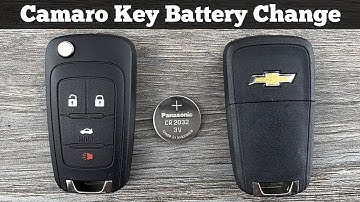 2010 - 2016 CHEVY CAMARO Remote Key Fob Battery Replacement - How To DIY Change Replace Batteries