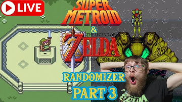 Super Metroid and A Link to the Past Combined Randomizer Livestream Part 3! Actual SNES Hardware!