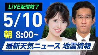 ウェザーニュースの配信のサムネイル画像