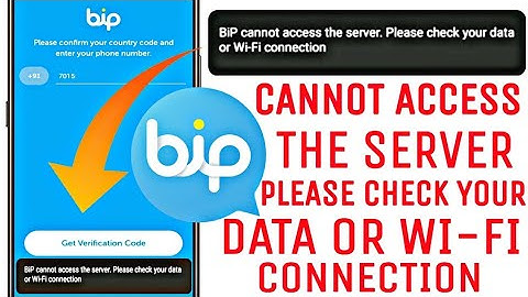 Bip App cannot access the server।। data or Wi-Fi connection problem solved।।How to use bip app
