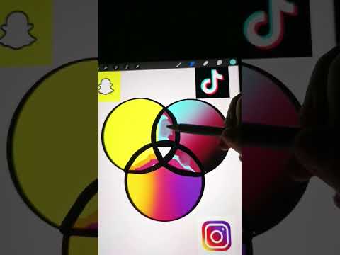Satisfying Colouring Drawing Viral Art Tiktok Instagram Snapchat