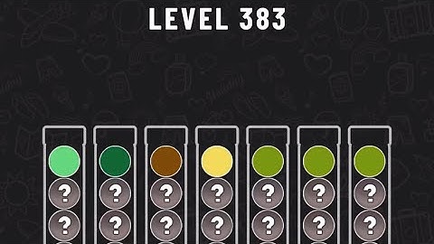 Ball Sort Puzzle Level 383 #ballsortpuzzle #ballsortpuzzlegameplay #puzzlegame #mobilegames