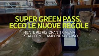 Super Green Pass, Ecco Le Nuove Regole Super Green Pass, Ecco Le Nuove Regole