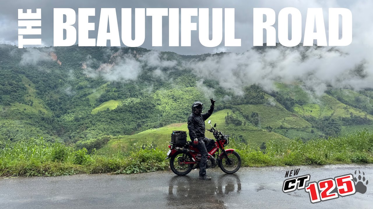 ជិះម៉ូតូក្នុងរយះកម្ពស់ 1,700 ម៉ែត្រពីនីវ៉ូទឹកសមុទ្រលើផ្លូវដែលស្រស់ស្អាតបំផុត 🇱🇦 | Day8, LaosSeries