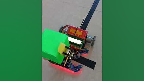 Robot Line Follower Transporter 10 Sensor With Color Detection
