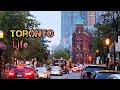 Toronto life downtown toronto ontario canada 4k