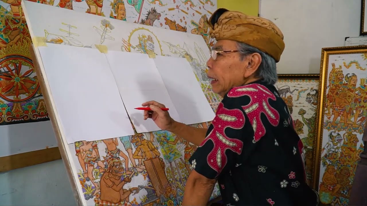 Proporsi Wayang | Belajar Melukis Bersama Pak Yasana | Yasana Gallery