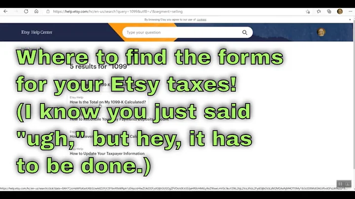 Easy Tax Info for Etsy Sellers: 1099, Etsy Taxes