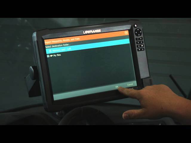 How to save Lowrance® HDS® Data to a SD Card 