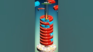 Stack ball - Fruit crush game : Level 8🤩 tomato🍅 crush😝😳 #shorts #gaminggirlmusu