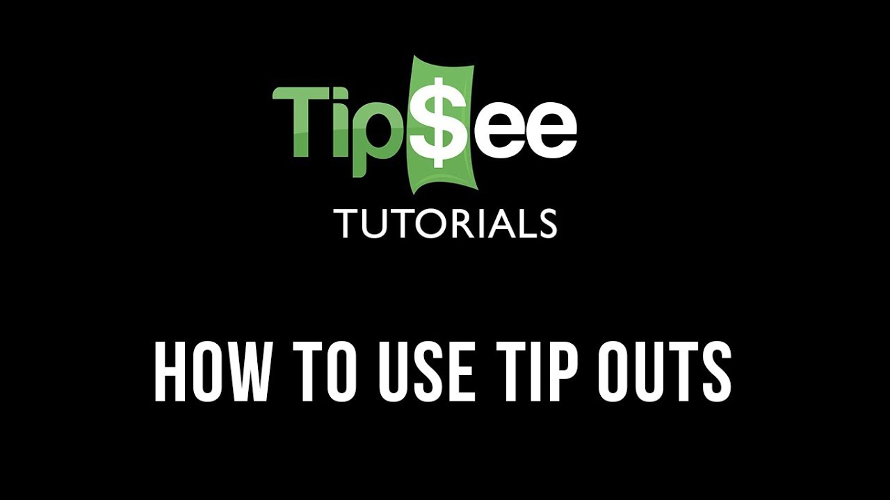 How to Use TipOuts on TipSee YouTube