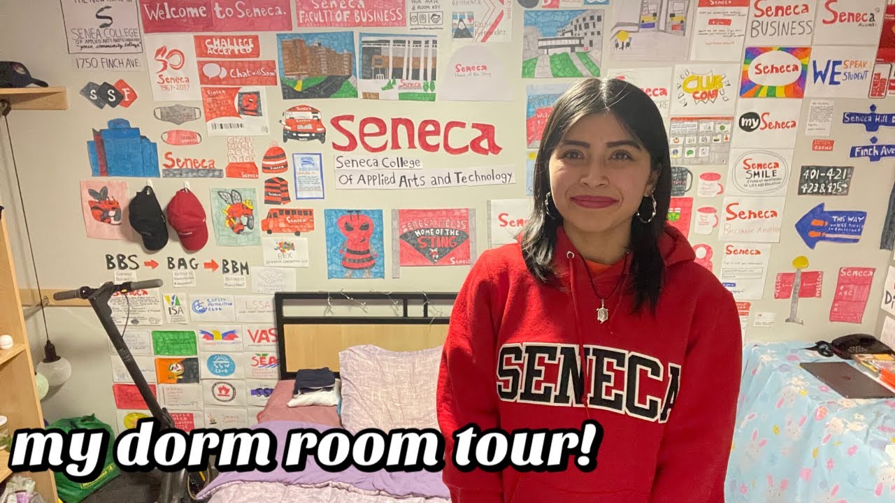 My College Dorm Room Tour At Seneca College Newnham Residence! YouTube
