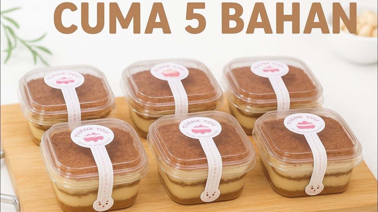 Ide Jualan Cappuccino Dessert 5 Bahan — Lembut, Creamy, dan Super Gampang!