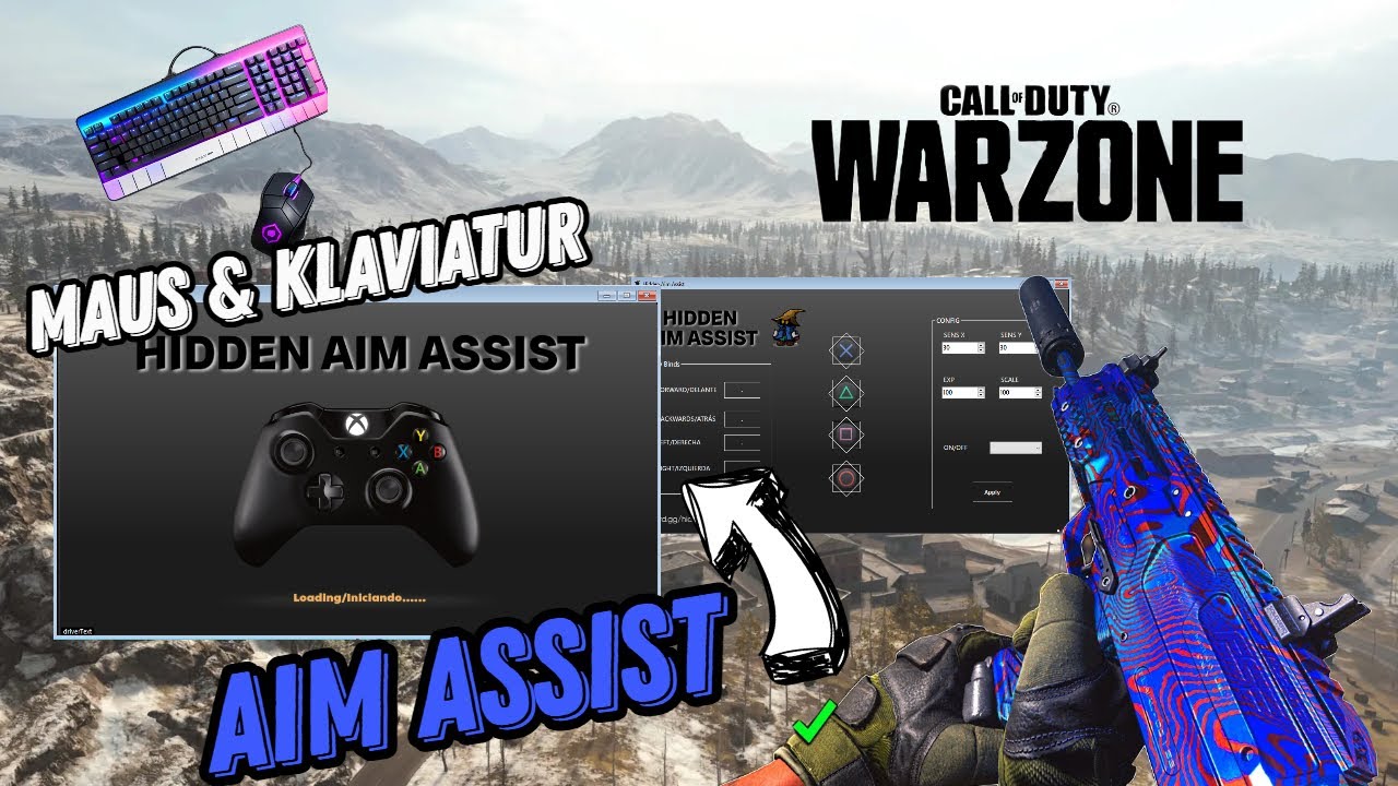 Cod Mobile Mit Maus Und Tastatur Am Handy Wie bekomme man AIM ASSIST für MAUS & TASTATUR für WARZONE COD | 2025