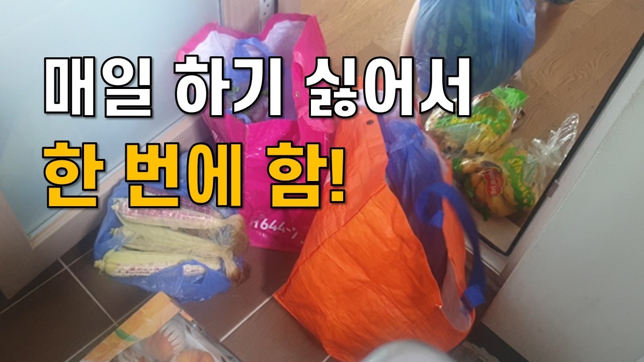 미니멀리스트지만 조금씩 사지 않아요 | 한 번에 왕창 사는 이유