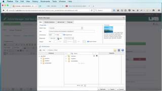 How to insert a video into a Joomla article
