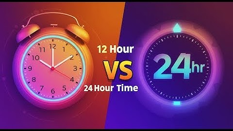 12-hour vs 24-hour time explained | easy guide #time#timeformats #converttime