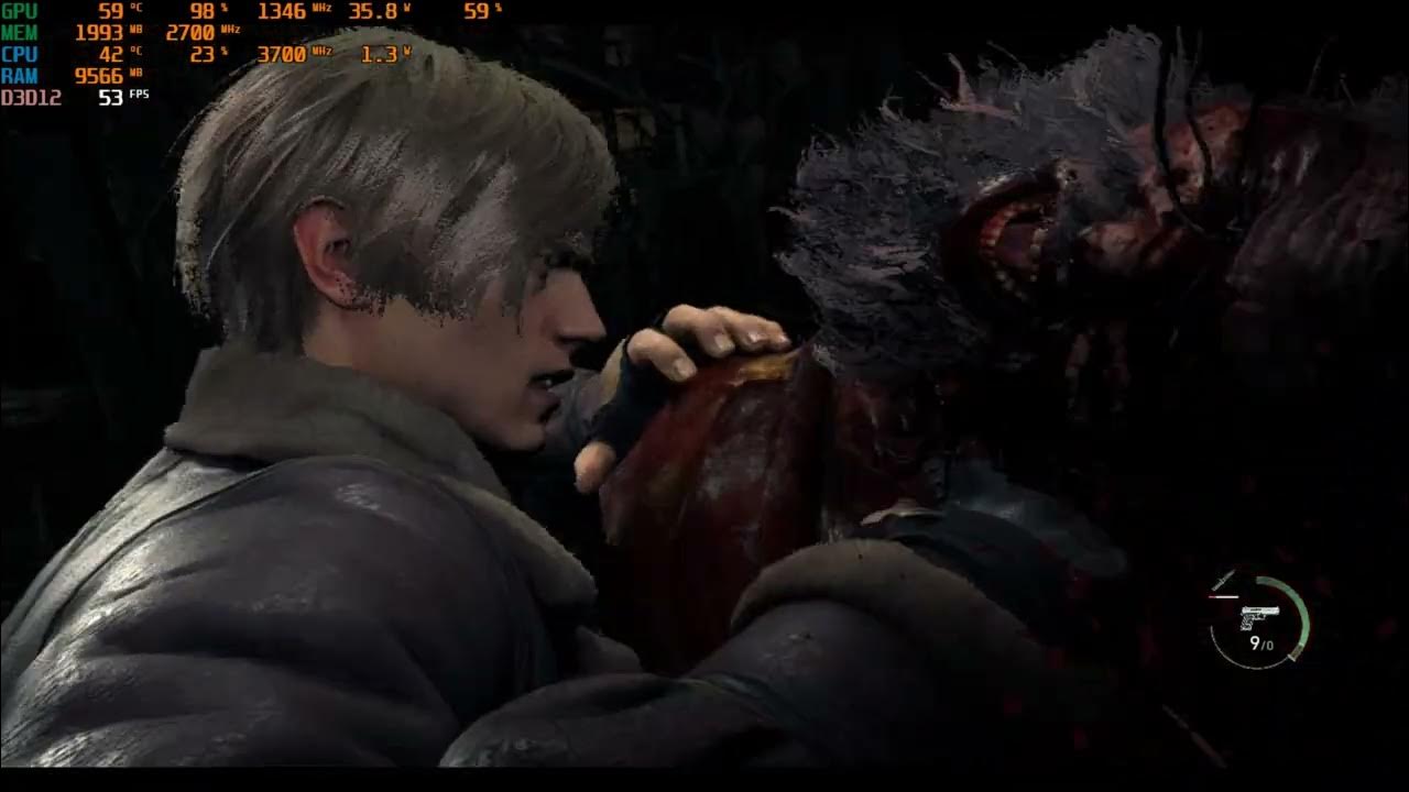 i7 4790k, GTX 750 ti, 8gb ram roda resident evil 4 remake