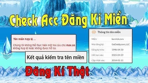 Ngọc Rồng Online - Hướng Dẫn Check Tài khoản Nik Xem Ngay Clip Nếu Không Muốn Mất Ac