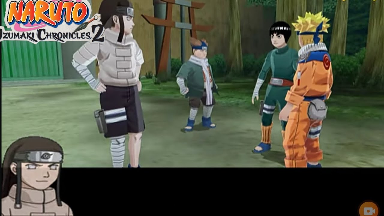 enfrentando o chefão camaleão no Naruto Uzumaki crônicos 2