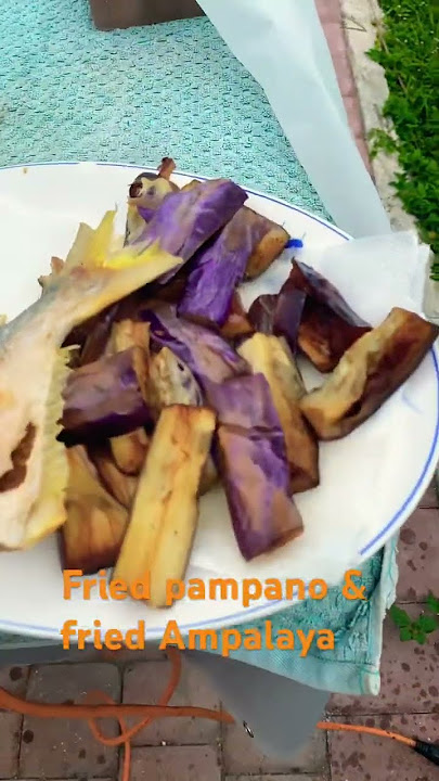 Short Video /Frued Pampano & fried Ampalaya #food #youtubeshorts #deboyvlogs