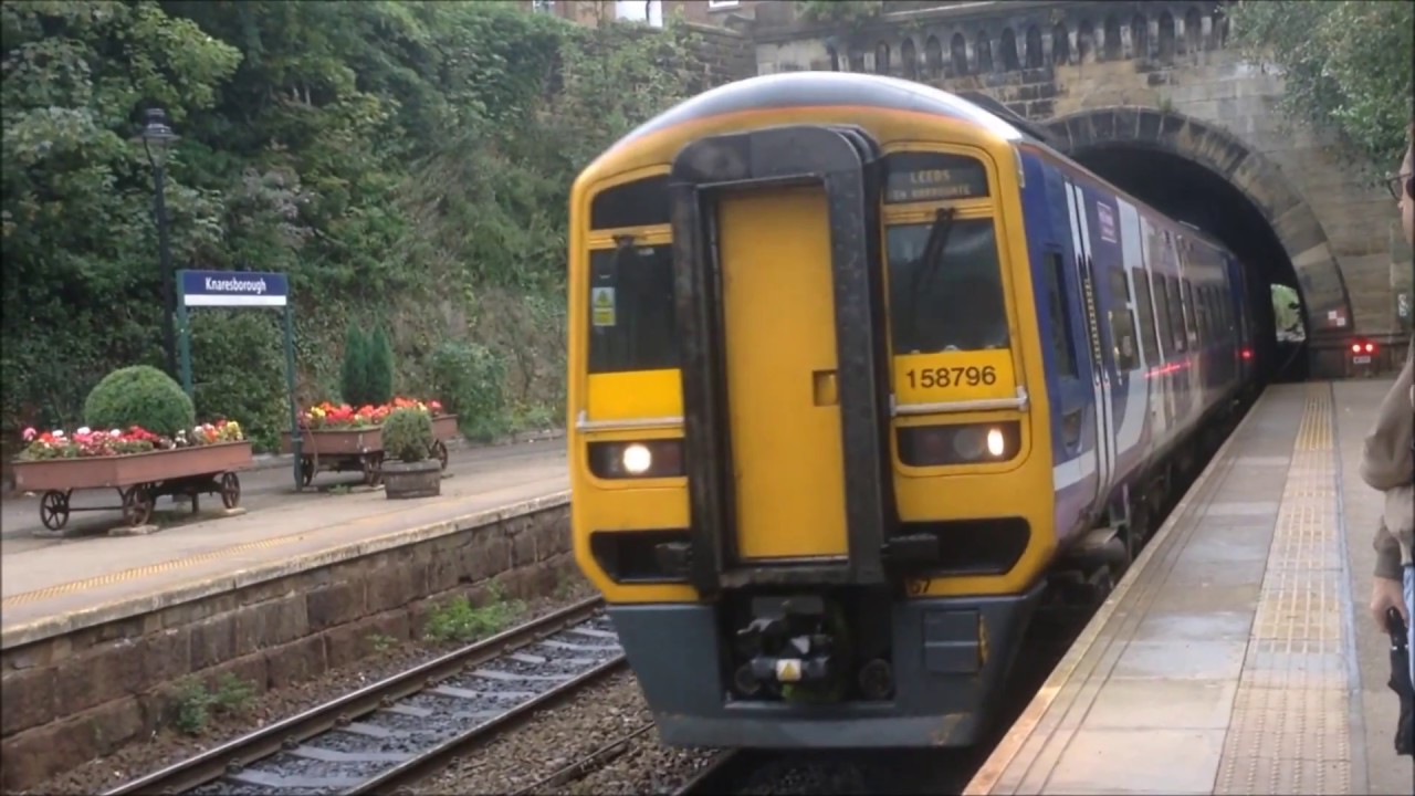 Northern trains at Picturesque Knaresborough