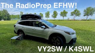 Morse Code & QRP: Testing the New RadioPrep End-Fed Half-Wave at Cap Tourmente!