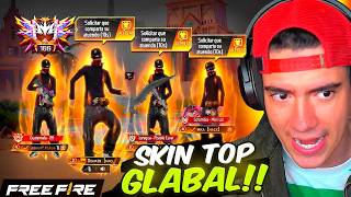 SEBAS NOS COMPARTE ROPA EN LA CUENTA DEL TOP GLOBAL 100 EN FREE FIRE - TheDonato Live
