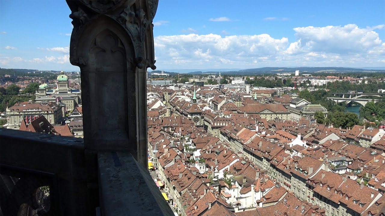 View from Minster in Bern, Switzerland