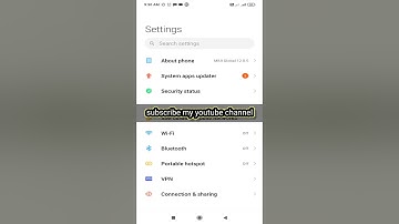 redmi note 8 pro button shortcut setting