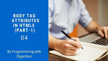 HTML5 Body tag attributes (Part - 1)