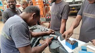 HOW TO PUNCH NUMBER ON CHASSIS | VEHICLE CHASSIS NUMBER PUNCHING STEP BY STEP
