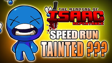 Tainted Blue Baby Speed Run - Hutts Streams Repentance