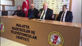 Doğru Parti Genel Başkanı Rifat Serdaroğlu Malatya Gazeteciler ve Televizyoncular Cemiyetine