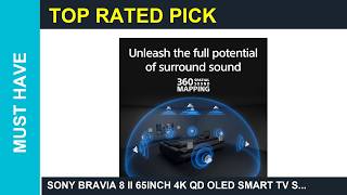 Sony BRAVIA 8 II 65Inch 4K QD OLED Smart TV Sony 65 inch A95L OLED TV Review