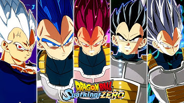 New Vegeta All Transformations & Ultimate Attacks - DRAGON BALL: Sparking! ZERO Mods