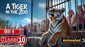 A Tiger in the Zoo Class 10 | Poem Explanation, Summary & Central Idea | One-shot