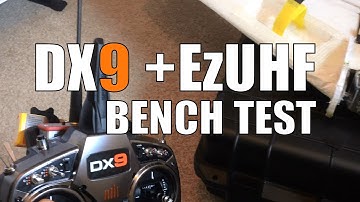 Spektrum DX9 with ImmersionRC EzUHF Quick Bench Test