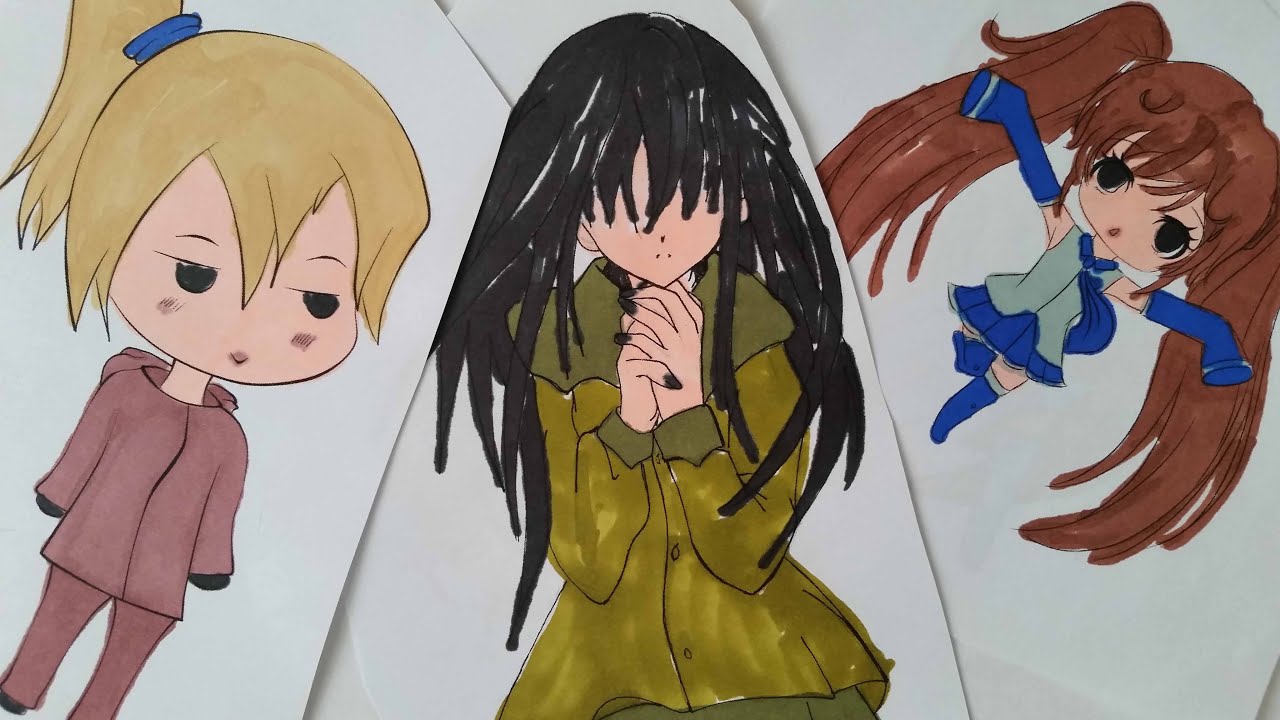 Anime Coloring Book / Learning to color together - YouTube