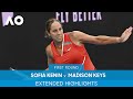 Sofia Kenin v Madison Keys Extended Highlights (1R) | Australian Open 2022