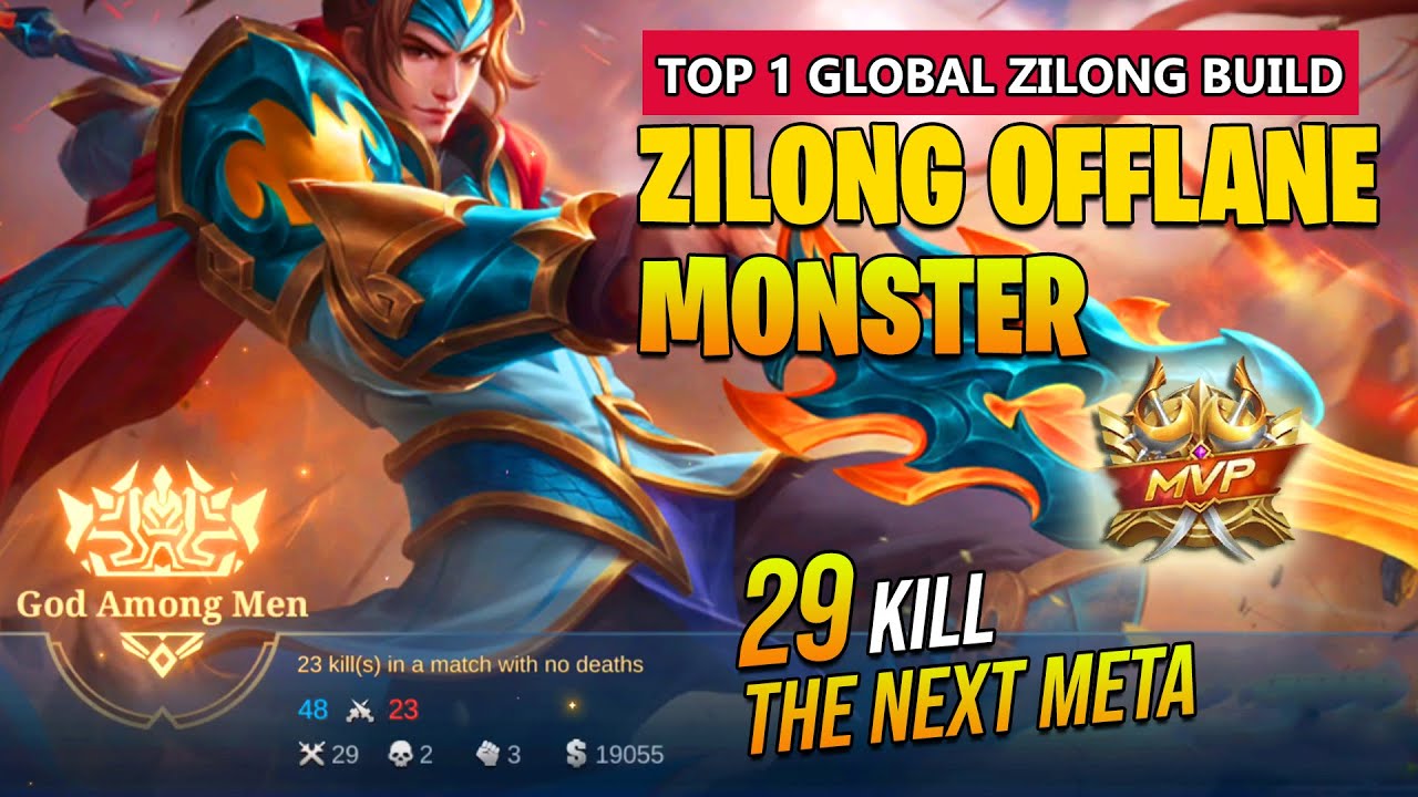 29 Kills! The Next META Zilong Offlane Monster | Build Top 1 Global Zilong 2022 | Season 26 ~ MLBB