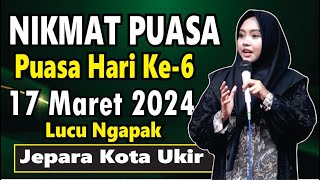 NIKMATNYA BERPUASA PENGAJIAN SAHUR PUASA KE-7 BERSAMA MUMPUNI HANDAYAYEKTI ,17  MARET 2024)