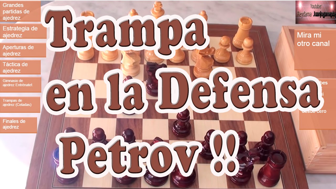 Aperturas a la carta/Defensa Petrov 