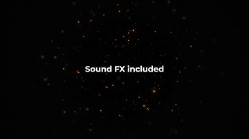 Power Particles Logo Reveal With Sound FX | After Effects Template | Logo Stings