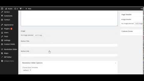 How insert content in Studio Multipurpose One Page Wordpress Theme
